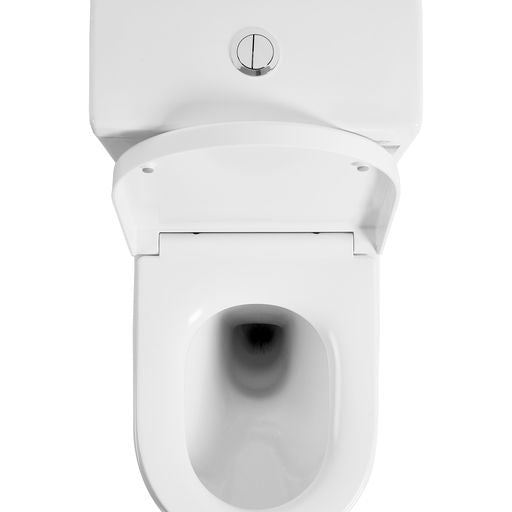 Stella Rimless Back to Wall Gloss White Toilet Suite
