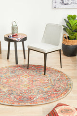 Legacy 856 Crimson Round Rug