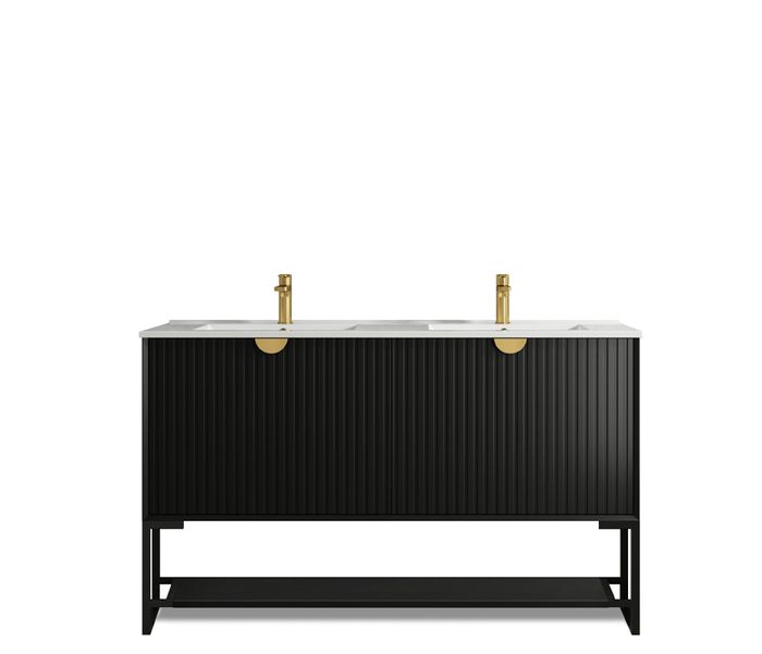 Vanity MARLO Wall Hung 1500mm Matte Black
