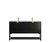 Vanity MARLO Wall Hung 1500mm Matte Black