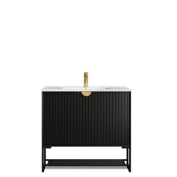 Vanity MARLO Wall Hung 900mm Matte Black