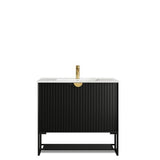 Vanity MARLO Wall Hung 900mm Matte Black