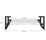 Vanity NOOSA Wall Hung 1500mm Satin White