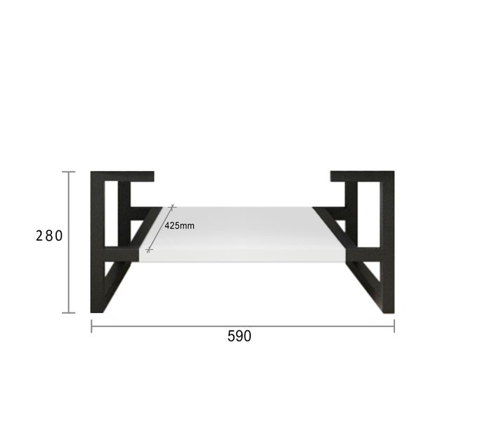Vanity NOOSA Wall Hung 600mm Satin White