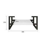 Vanity NOOSA Wall Hung 600mm Satin White