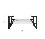Noosa Fluted Wall Hung Vanity 750mm Satin White