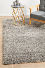 Laguna Shaggy Silver Rug
