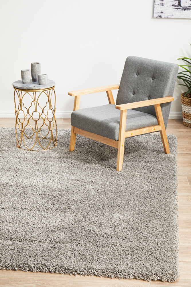 Laguna Shaggy Silver Rug