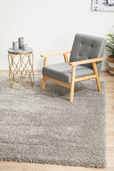 Laguna Shaggy Silver Rug