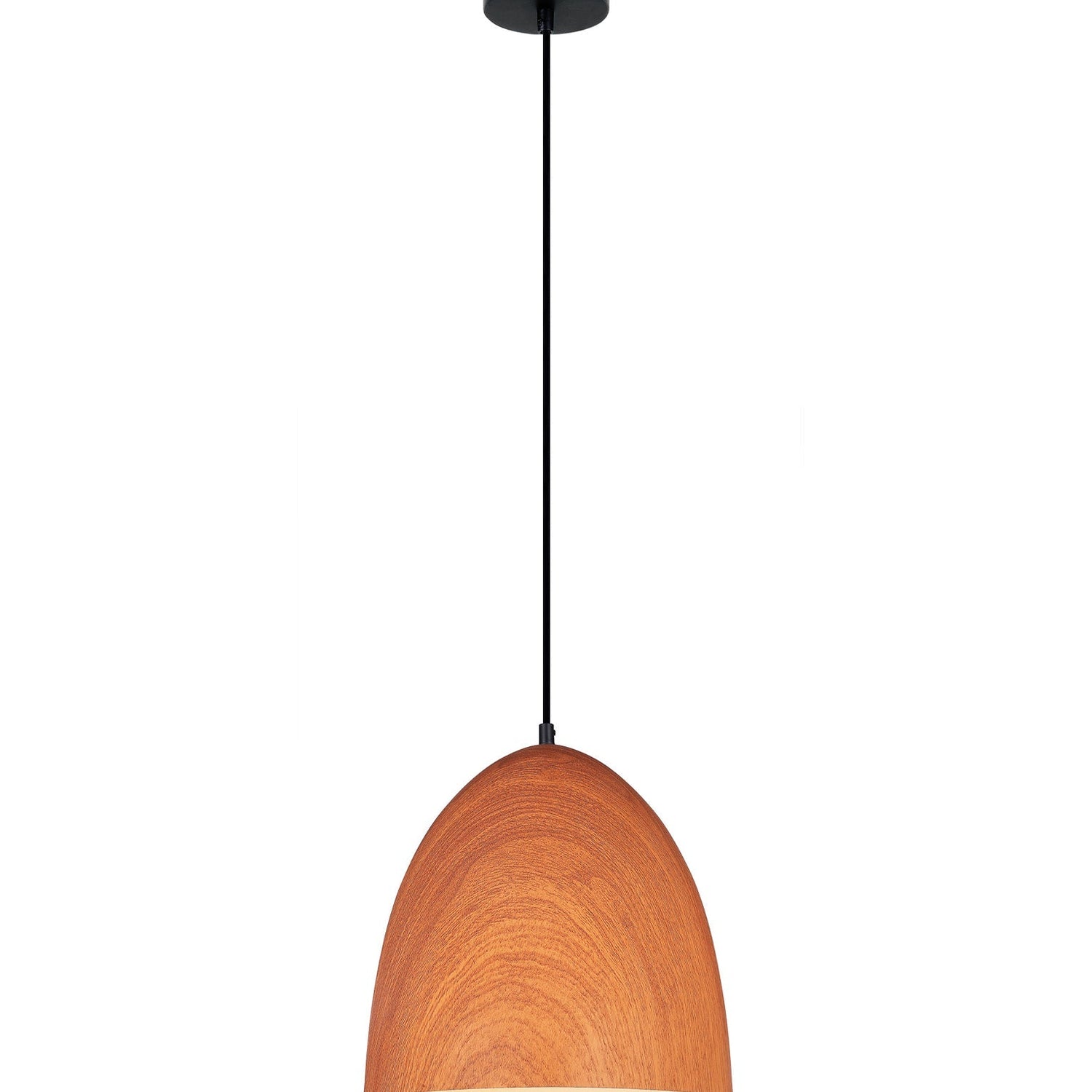 LIGNA: Retro Replica Wood Oblong Pendant Lights