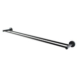 LUCID PIN Round Double Towel Rack Rail - Black