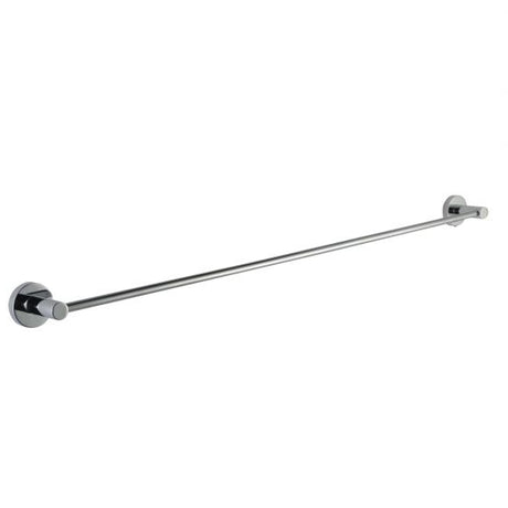 LUCID PIN Round Single Towel Rack Rail - Chrome