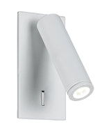 LYON: LED Wall Recessed Matte White Reading Light