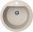 Laveo 510*205mm Beige Granite Stone Sink Single Bowl