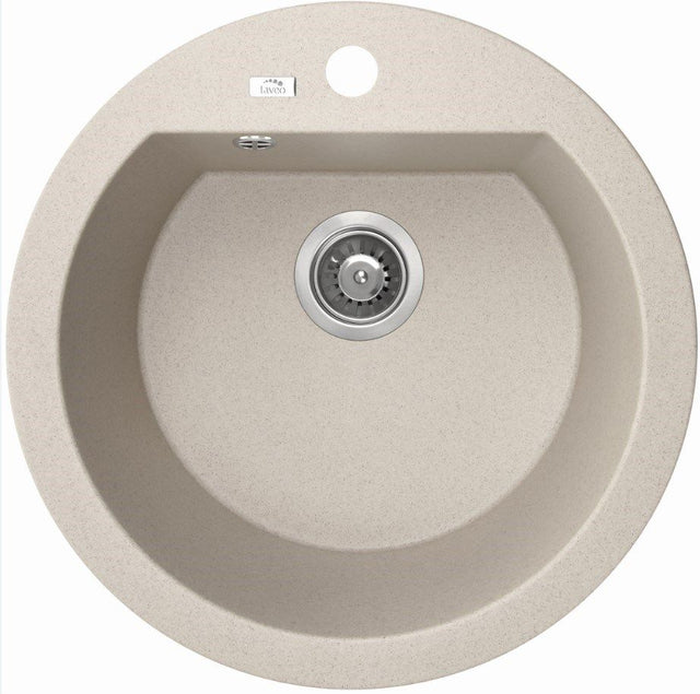 Laveo 510*205mm Beige Granite Stone Sink Single Bowl