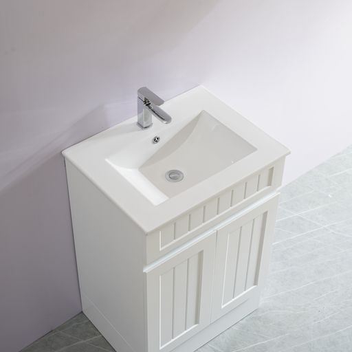 ACACIA SHAKER PVC Floor Vanity 600