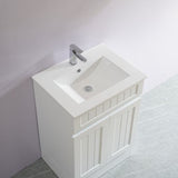 ACACIA SHAKER PVC Floor Vanity 600