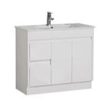 MAYA Slim Free Standing Vanity Gloss White 750/900