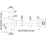 Moonlight Solid Surface Basin with Optional Mixer & Bottle Trap (Rectangle: 900x460x80)