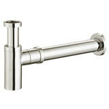 32/40mm Round Bottle Trap Brushed Nickel