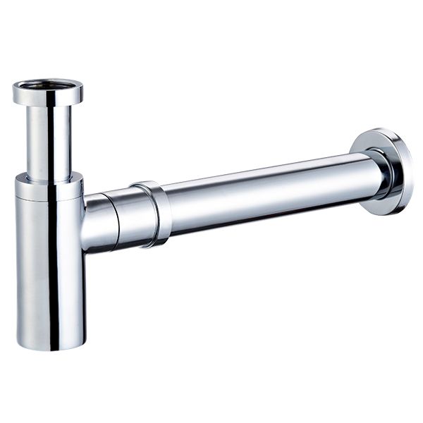 32/40mm Round Bottle Trap Chrome