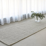 Madras Parker Dove Runner Rug