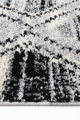 Myk Black White Diamond Rug