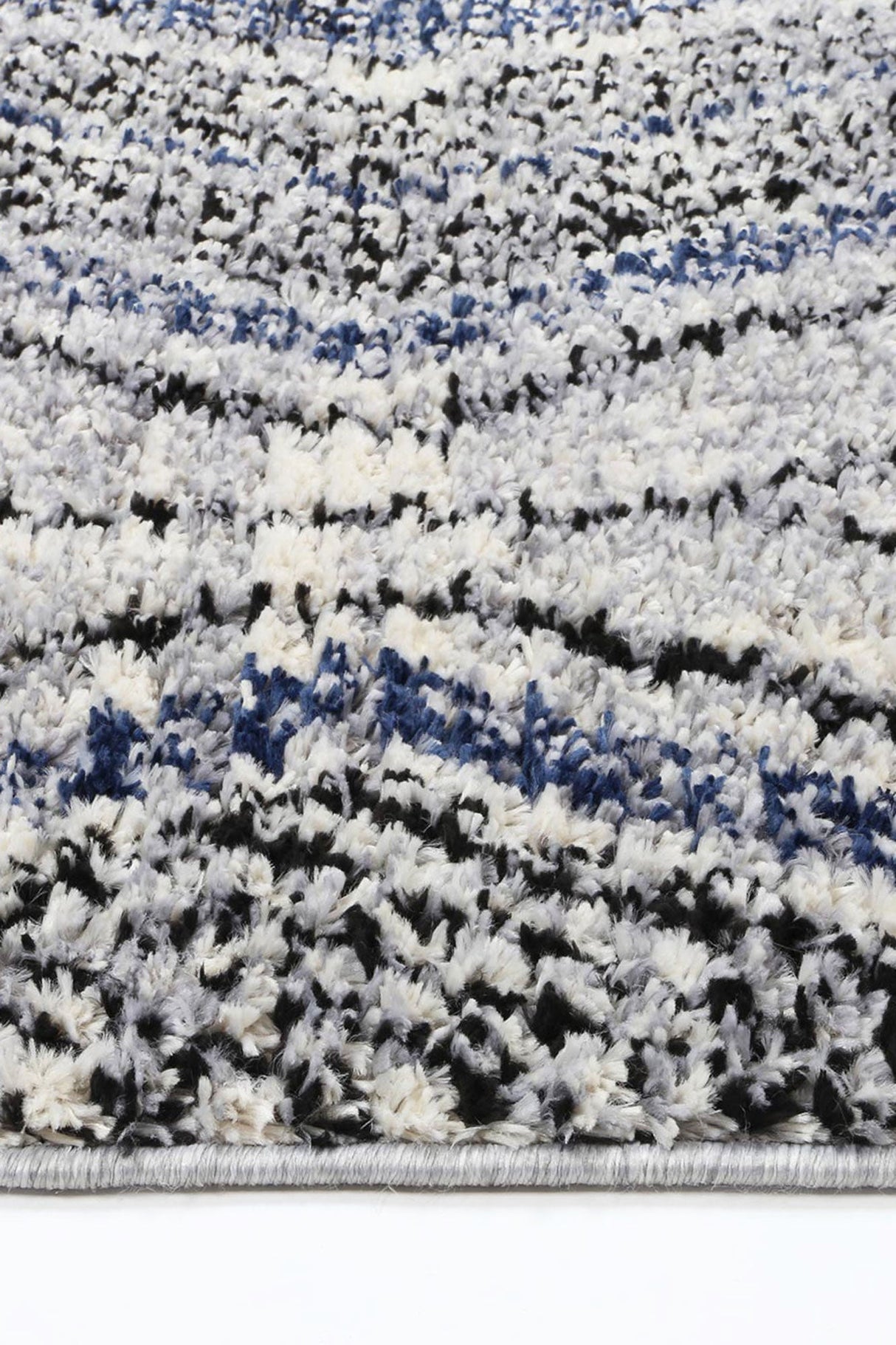 Myk Navy Blue Geometric Rug