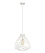 MANU: Modern Interior Cone (Concave) Wire Cage Pendant Lights