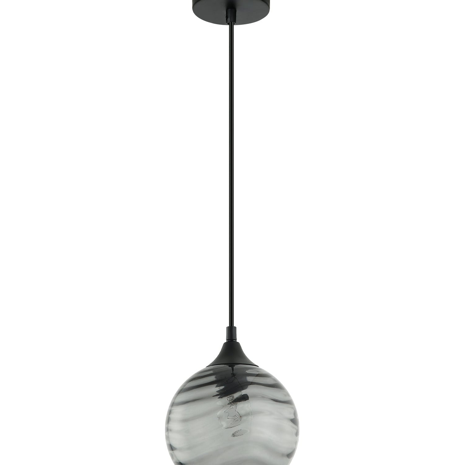 MARBRE: Modern Retro Interior Wine Glass Wavy Glass Pendant Lights