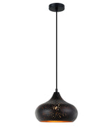 MARRAKESH: Bohemian Interior Champagne Glass Shape Pendant Light (Black/ White)