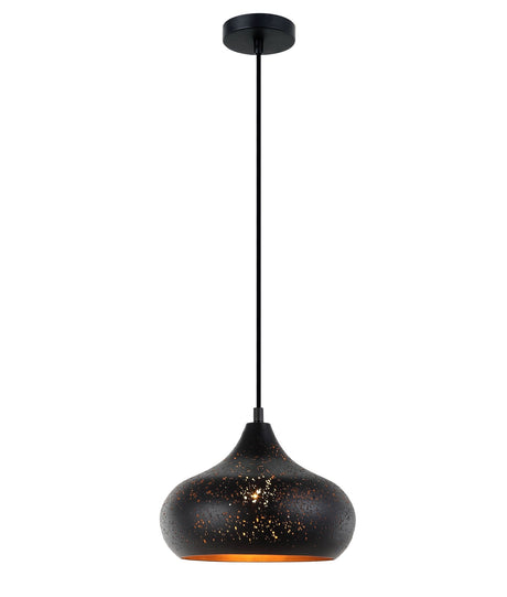 MARRAKESH: Bohemian Interior Champagne Glass Shape Pendant Light (Black/ White)