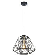 MARTE: Geometric Design Interior Iron Cage Pendant Lights