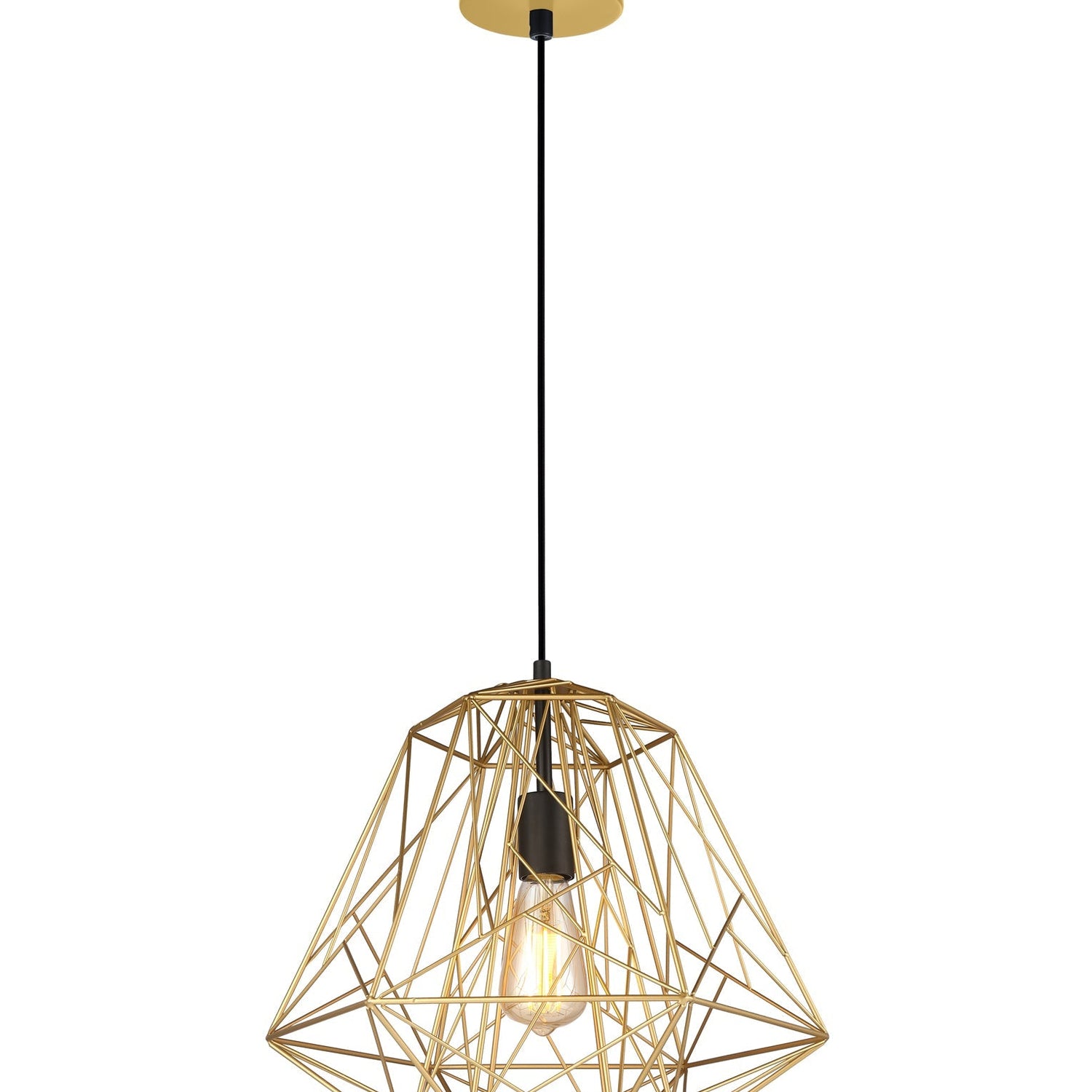 MARTE: Geometric Design Interior Iron Cage Pendant Lights