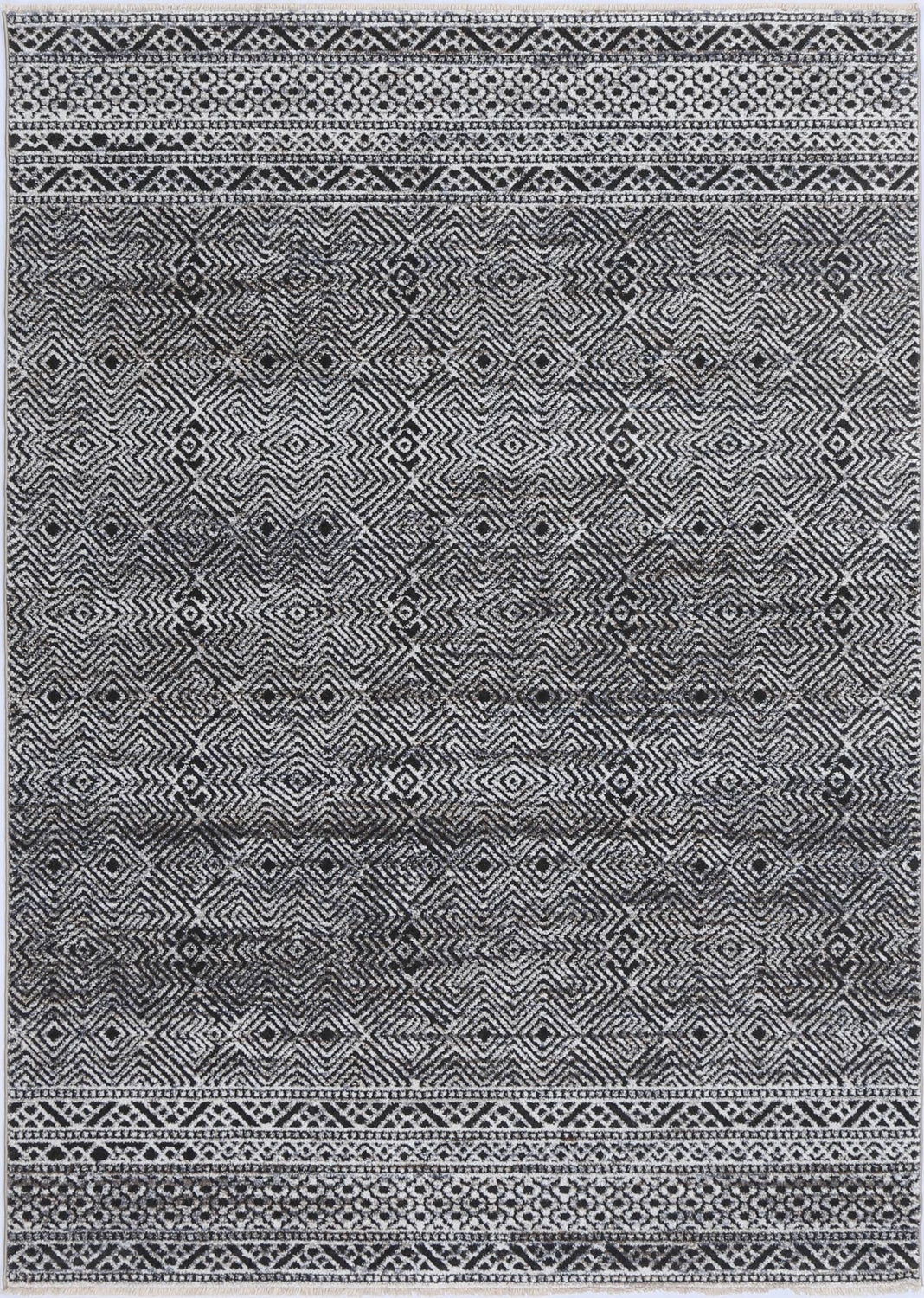 Annapolis Zaranj Charcoal Tribal Soft Rug