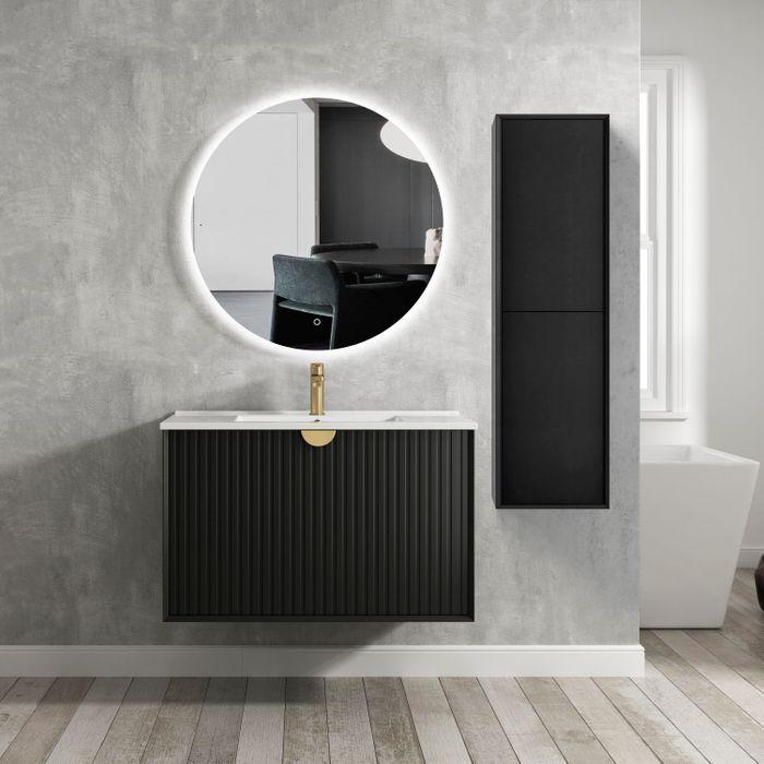 Vanity MARLO Wall Hung 900mm Matte Black
