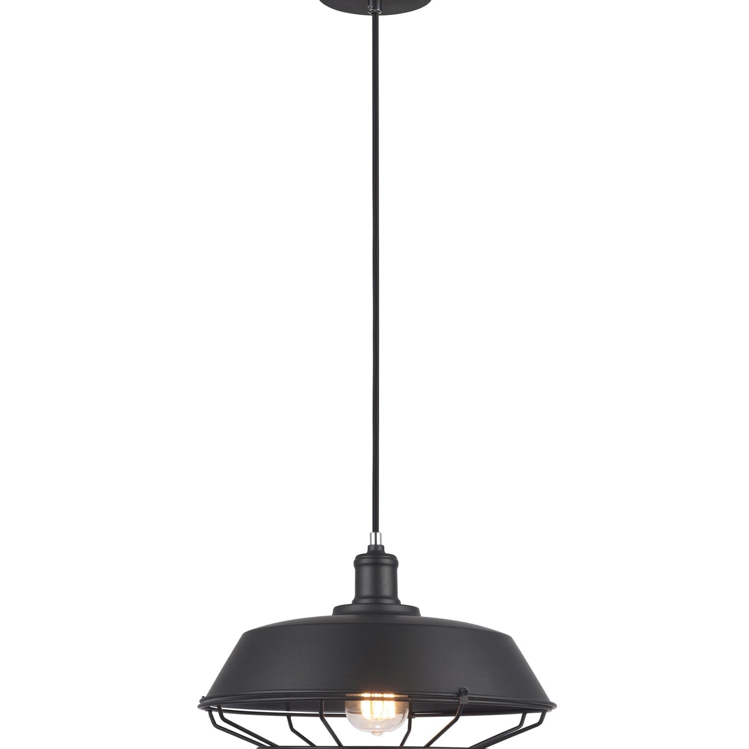 MATRIX: Industrial Iron Dome & Cage Pendant Lights