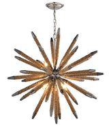 MAZZA: Medieval Style Natural Rope 8 light Pendant Light