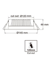 MOTION: LED Recessed Motion Sensor Downlights