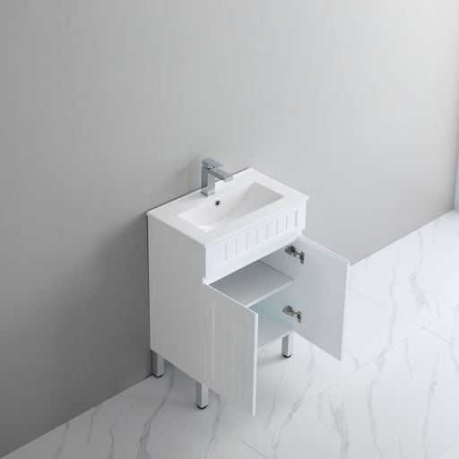 ACACIA SHAKER PVC Floor Vanity 600