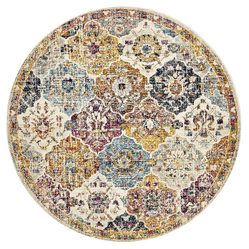 Museum Ainsley Round rust, colour:rust Rug