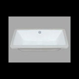 Rocky GLoss White Undermount Basin (Rectangle: 525x345x195)