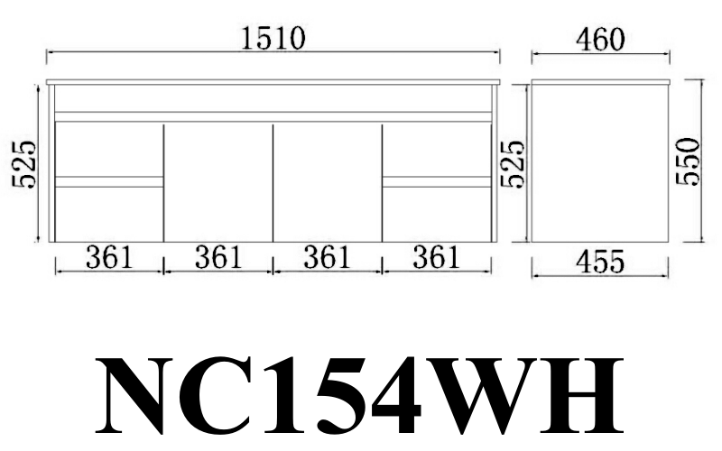 nova-pvc-wall-hung-vanity-1500mm-single-bowl-double-bowl