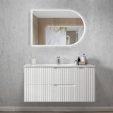 Vanity NOOSA Wall Hung 1200mm Satin White