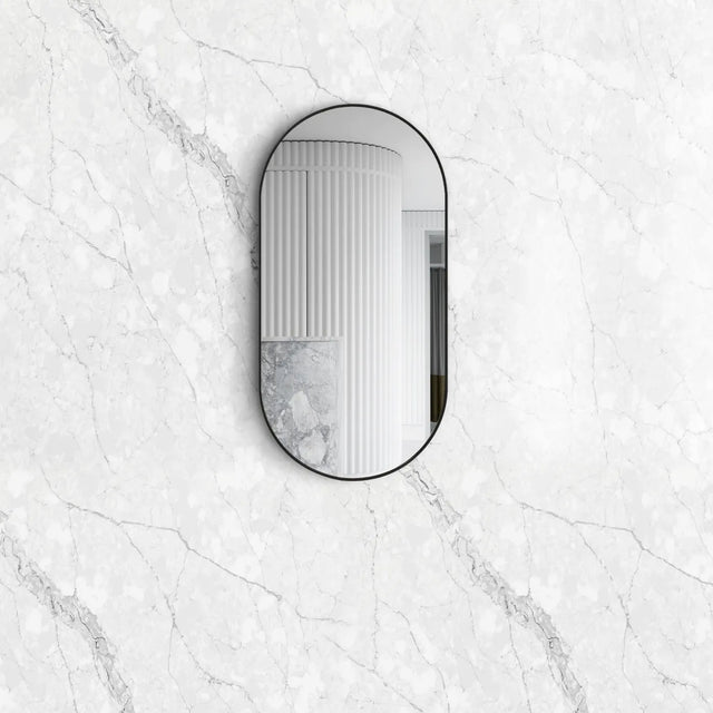 NOOSA Oval Framed Mirror 900x450mm