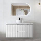 Vanity NOOSA Wall Hung 1200mm Satin White