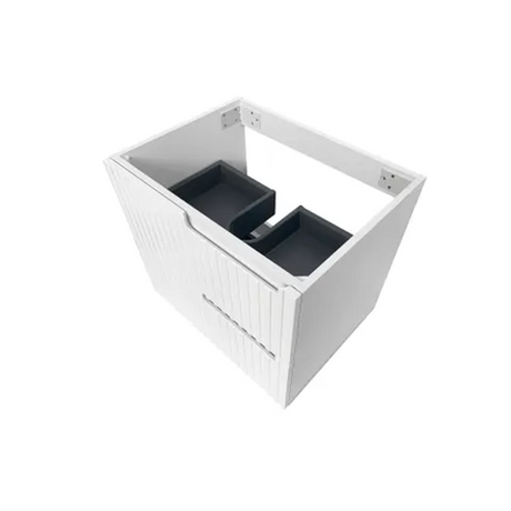 Inspire Bathware NOOSA Wall Hung Vanity 600mm Matte White Internals