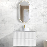 Vanity NOOSA Wall Hung 900mm Satin White