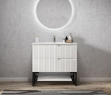 Vanity NOOSA Wall Hung 900mm Satin White