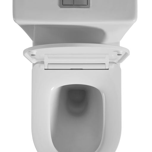 Avis Rimless Gloss White/Matte White Toilet Suite